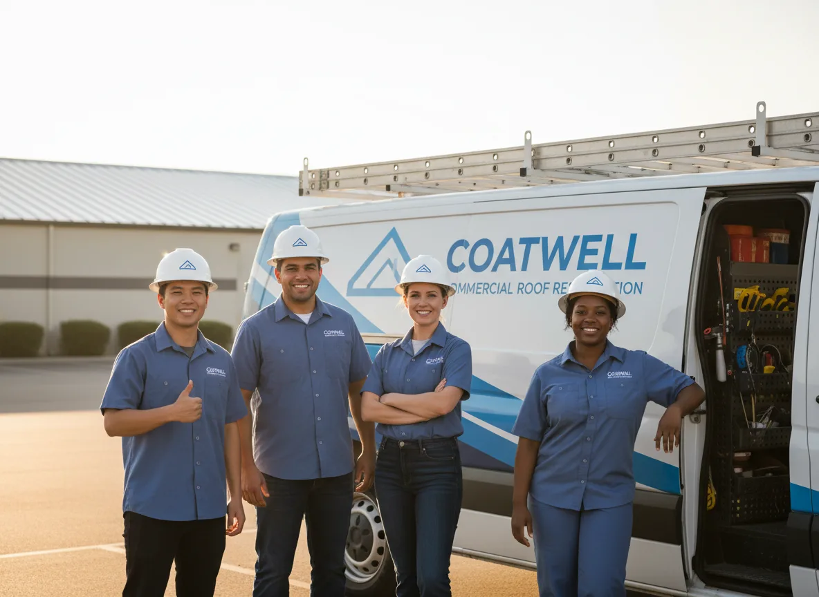 Commercial roof coating company in Kirkman, IA