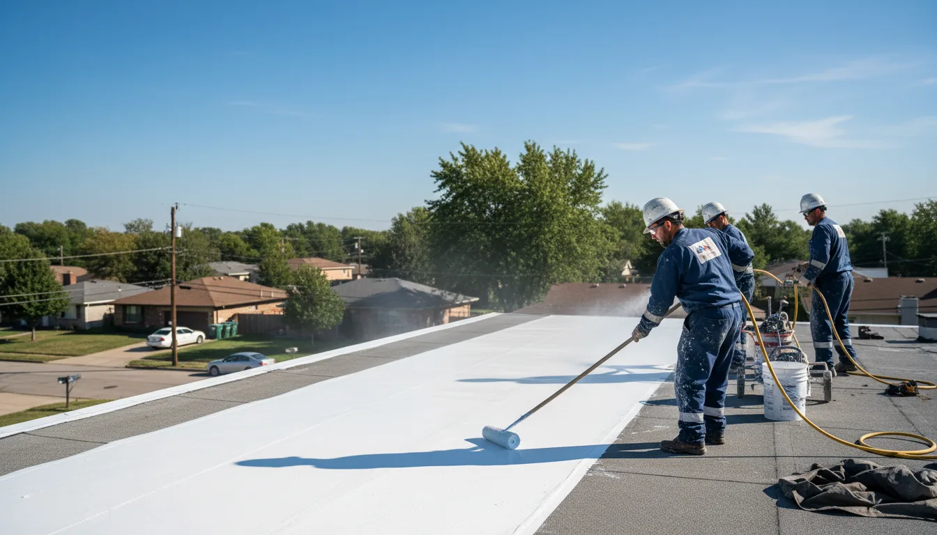 Commercial roof coating in Kirkman, IA near me